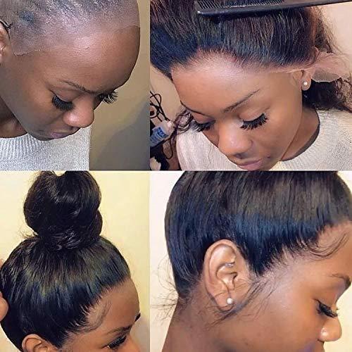 Mike & Mary Mike & Mary® Full Lace Wigs Indian Remy Human Hair Body Wave For Black Women (20inch #1B)