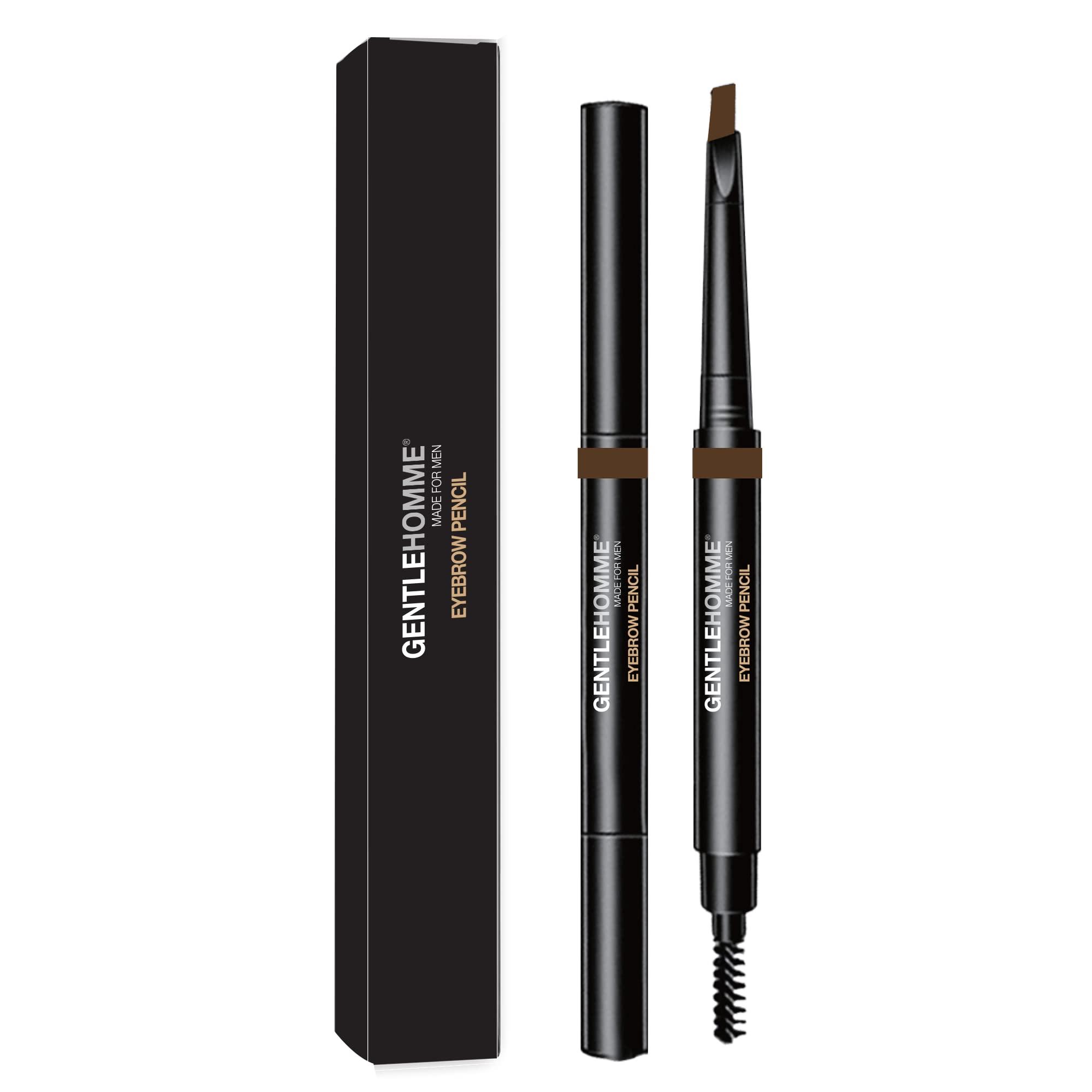 Gentlehomme Gentlehomme - Eyebrow Pencil - Mens Brow Pencil - 2-in-1 Brow Brush & Lead Pencil - Shape, Define & Fill In Eyebrows - Ultra-Thin Pencil - Long-Lasting Color - Vegan - Brown - 1 Pencil