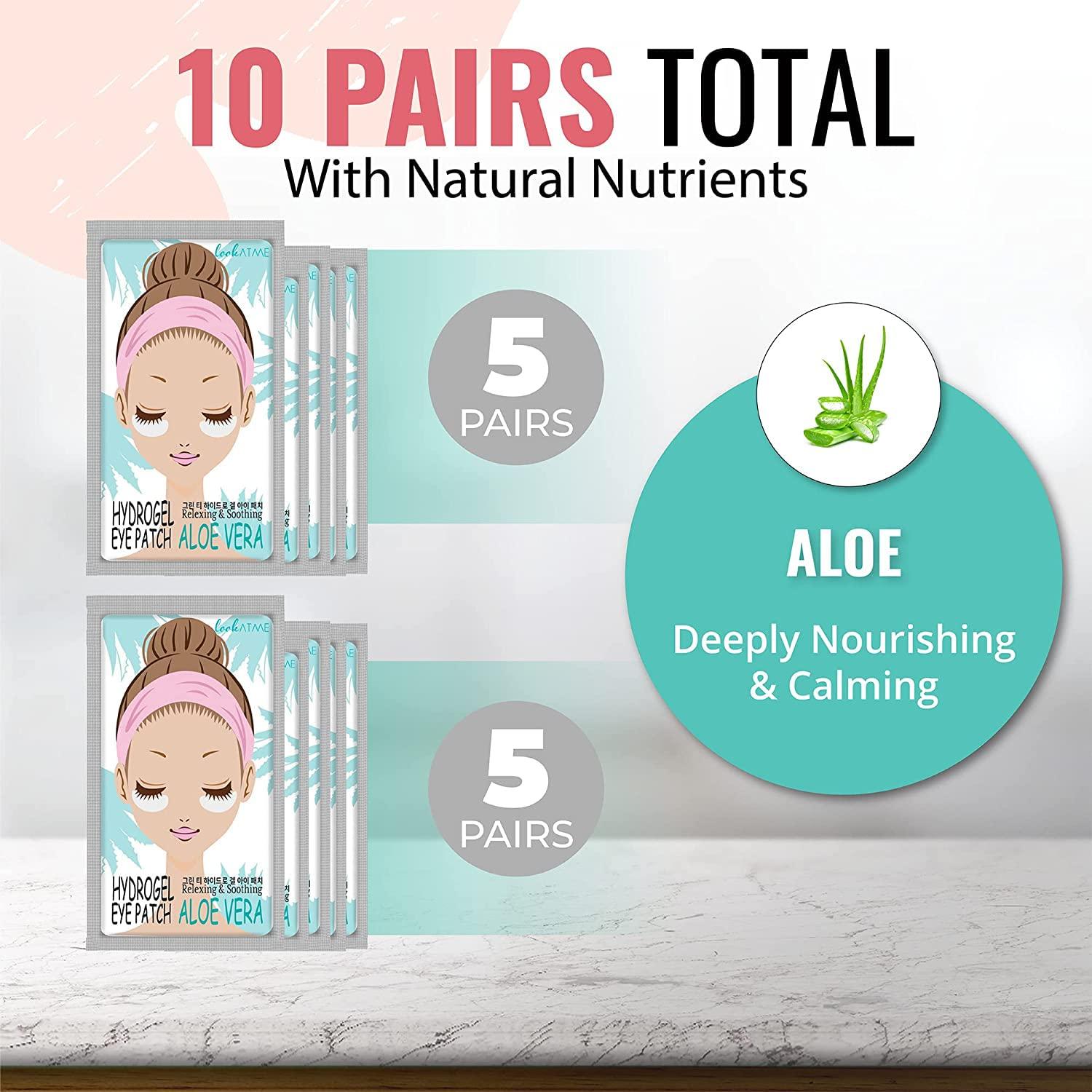 LOOKATME Lookatme Hydrogel Eye Patch Aloe Vera, 1.1 Ounce