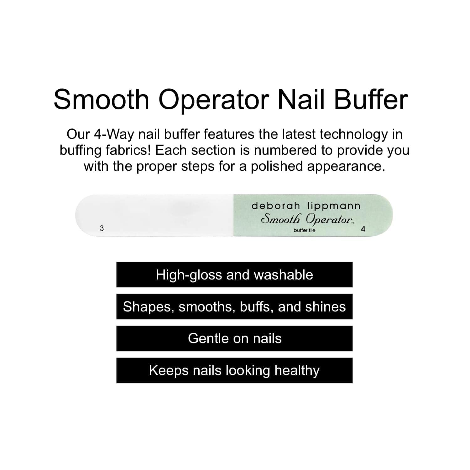 Deborah Lippmann Deborah Lippmann Nail File Set | Emery Board for Manicure, Pedicure | Fingernail Tool for Buffering, Smoothing | Smooth Operator & Metal Queen Bundle