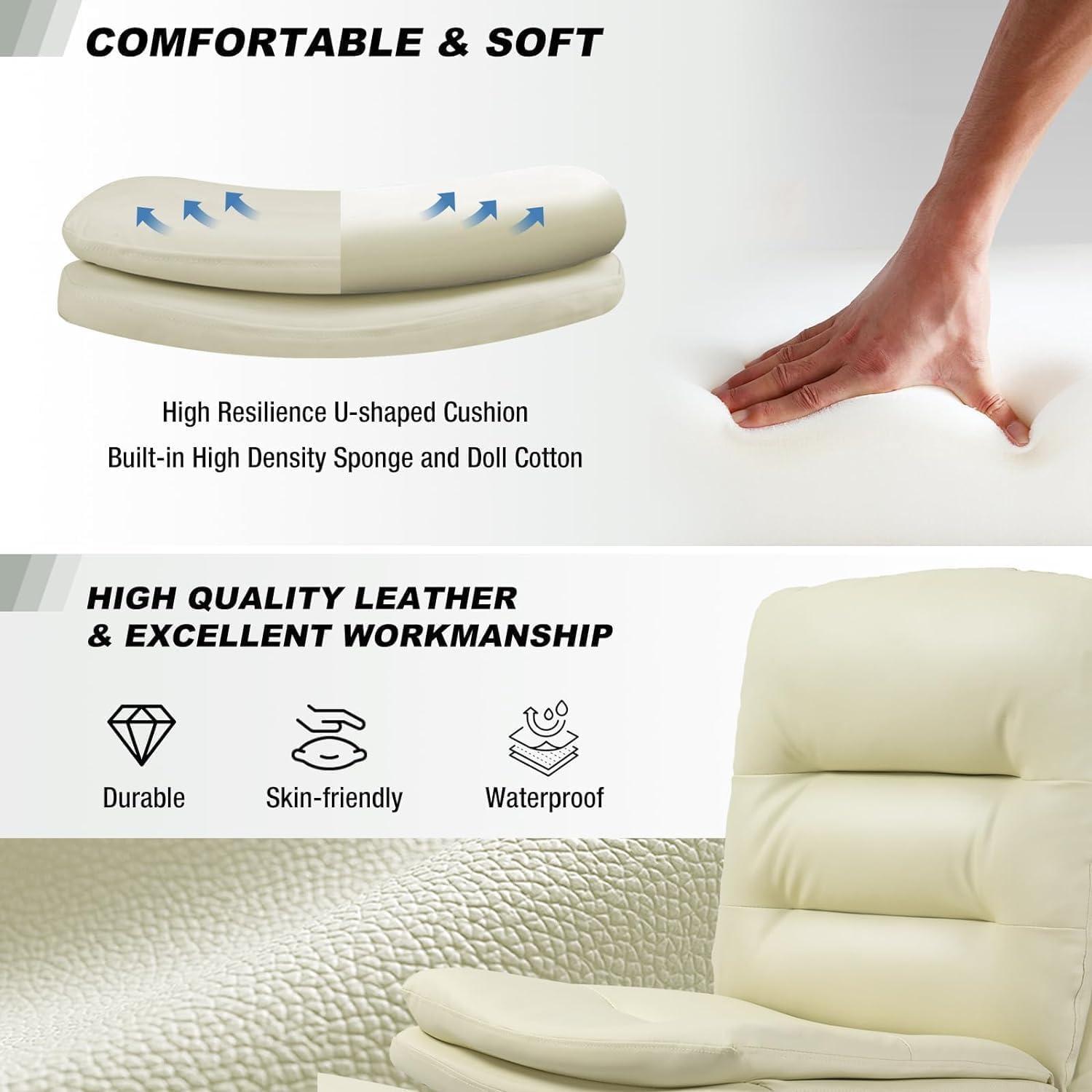 Paddie Paddie Manicure Table Set, Glass Top Nail Makeup Desk Nail Table Station with No Wheels Chair Set for Nail Tech w/Electric Downdraft Vent, Wrist Cushion, Lockable Wheels,Wooden HandlesBlack-Combo