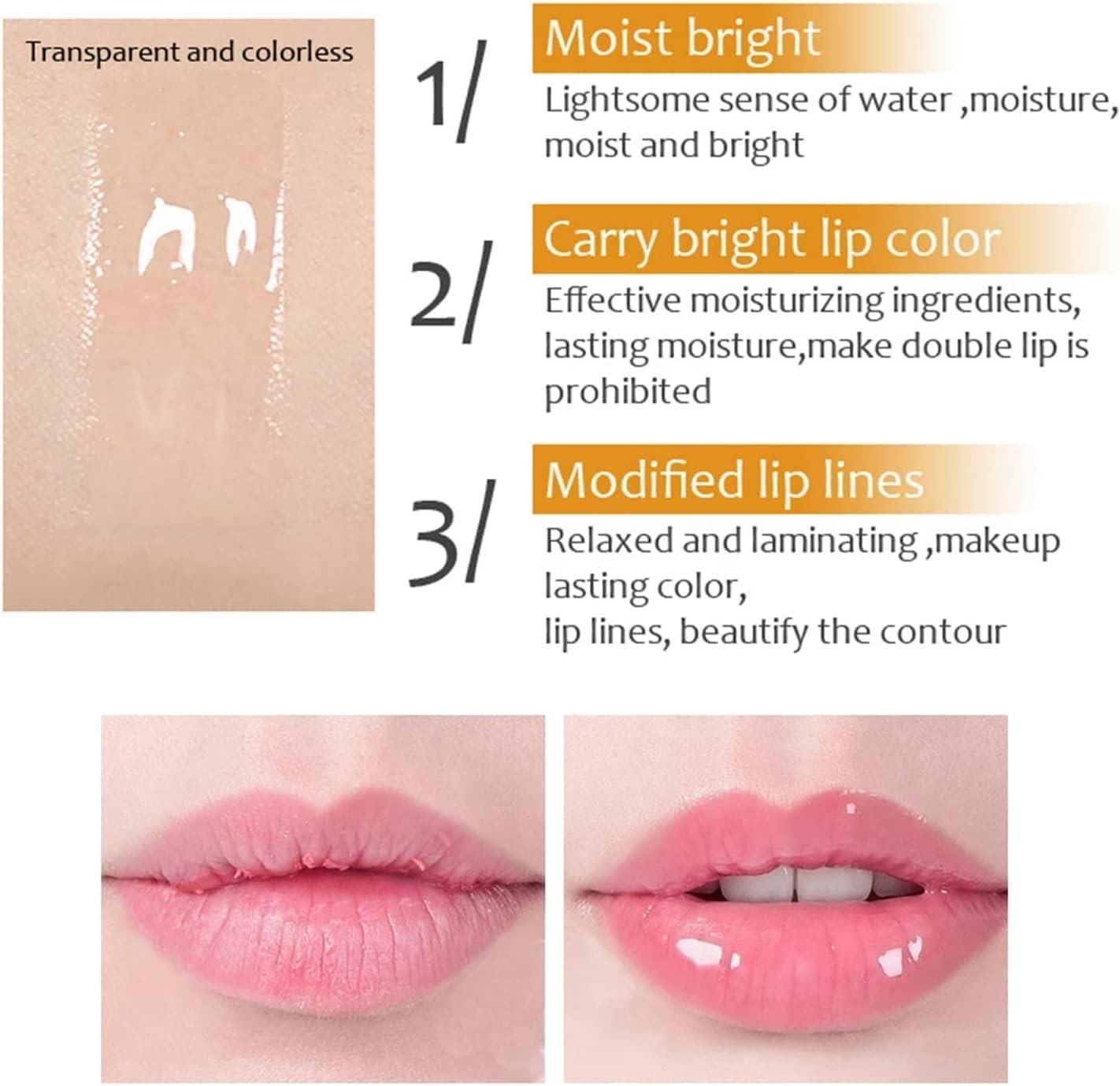 Kayswang Kayswang Vitamin E Lip Plumping Serum Lip Hyaluronic Lip Plumper Instant Lip Filler for Moisturize Eliminate Dryness Wrinkles Enhances Plump Gloss Cozzo Vitamin E Lip Plumping Serum (3PC)