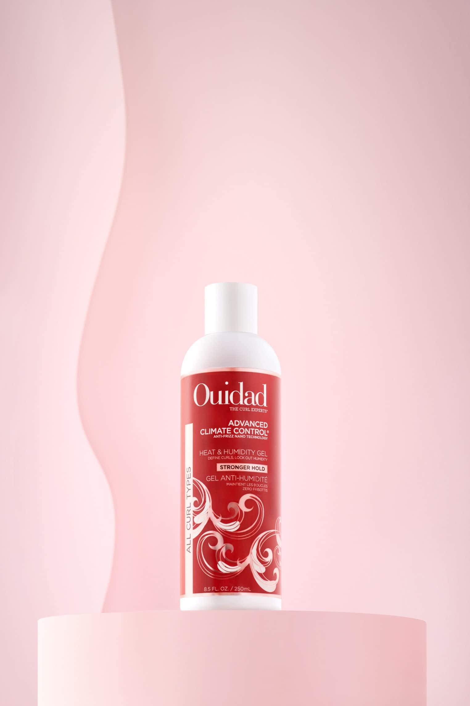 Ouidad Ouidad Advanced Climate Control Heat & Humidity Stronger Hold Gel Travel Size - 8.5 fl oz, Anti-Frizz Nano Technology, Styling Gel, Prevents Flyaways & Frizz, Crunch-free Hold, For All Curl Types