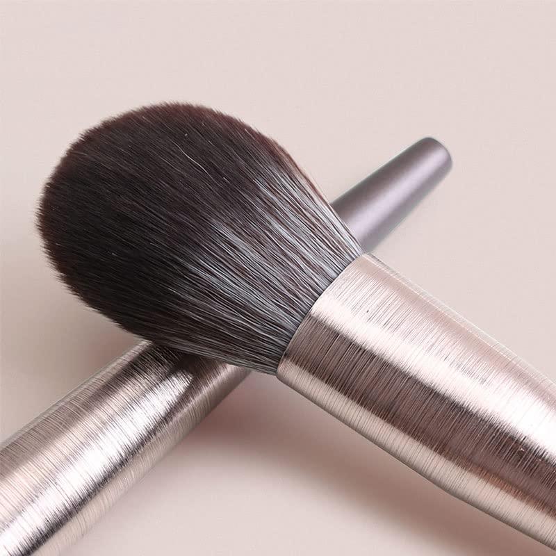 IBDRYKK 10Pcs Wooden Makeup Brushes Set Cosmetic Foundation Powder Blush Eyeshadow Professional Makeup Brush Beauty Tools