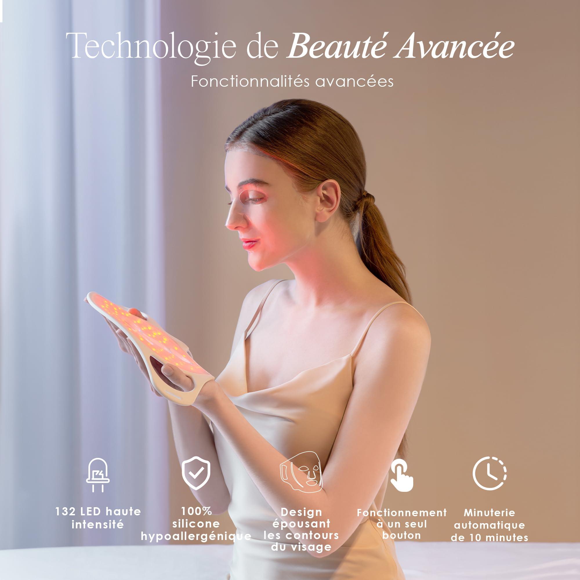 Project E Beauty LED Light Therapy Mask by Project E Beauty | Anti-Aging & Anti-Blemish (Silicone Mask)