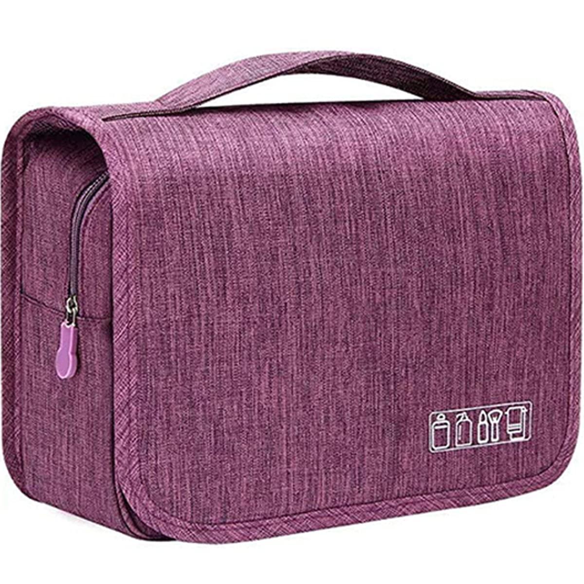 Qinntono Premium Hanging Travel Toiletry Bag for Women and Men, Hygiene Bag, Travel Toiletry Bag Dopp Kit , Men Shaving Bag, Water-resistant Cosmetic Makeup Travel Organizer for Men & Women with Sturdy Hook