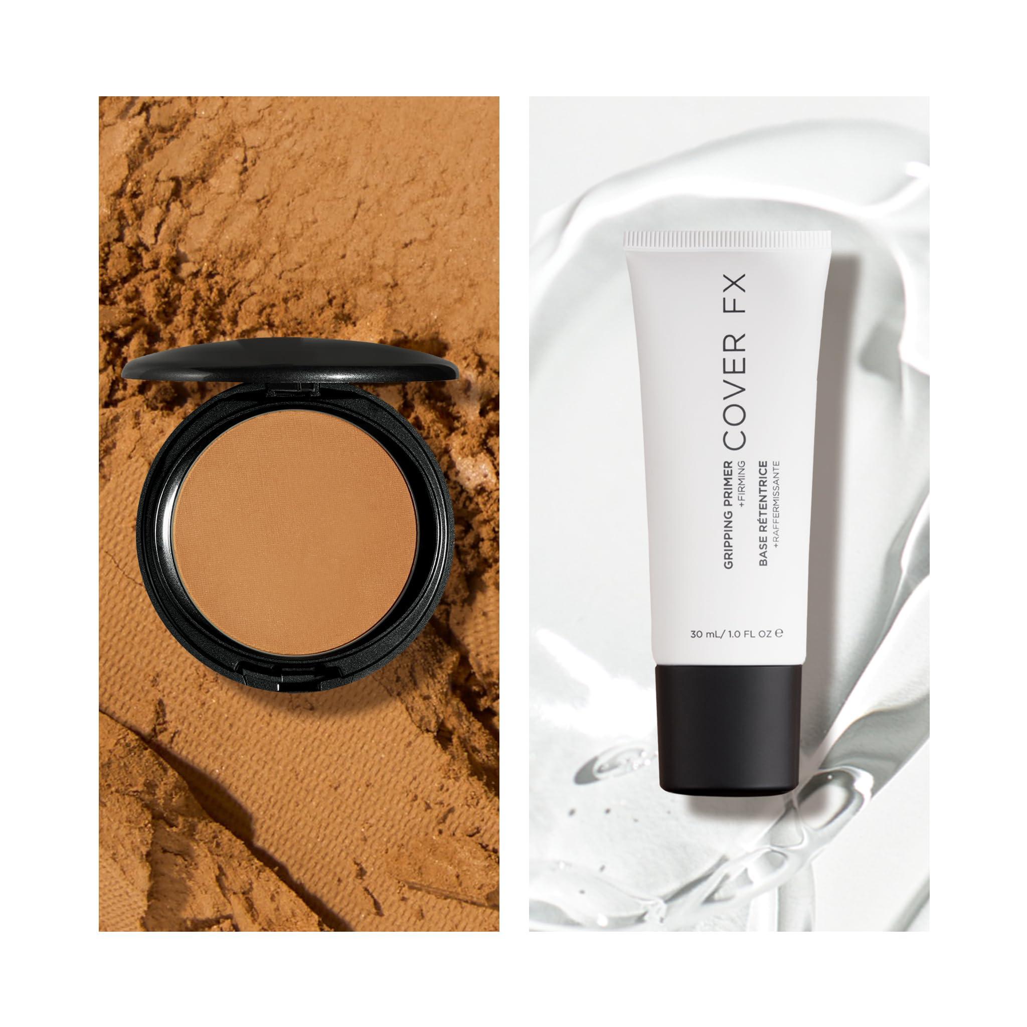 Cover FX COVER FX Pressed Mineral Power Foundation, T3 + Gripping Makeup Primer