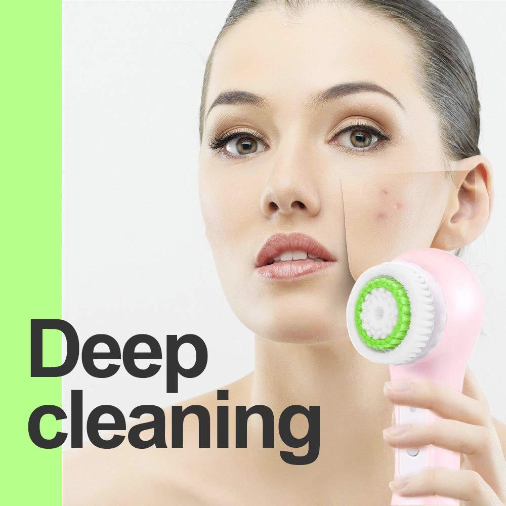 Acosexy Facial Cleansing Brush Heads,Face Brush Head Replacements Compatible with Clarisonic Mia 1, Mia 2, Mia Fit, Alpha Fit, Smart Profile Uplift,Deep Pore and Sensitive6 Pack