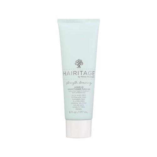 Hairitage Hairitage Leave-In Conditioner Pudding with Coconut Oil + Shea Butter - Softens + Detangles Hair - For Thick + Curly Hair - Rejuvinates + Restores Strands - Frizz Control