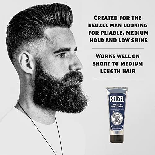 REUZEL Reuzel Fiber Cream, Provides a Low Shine Finish, 3.38 oz