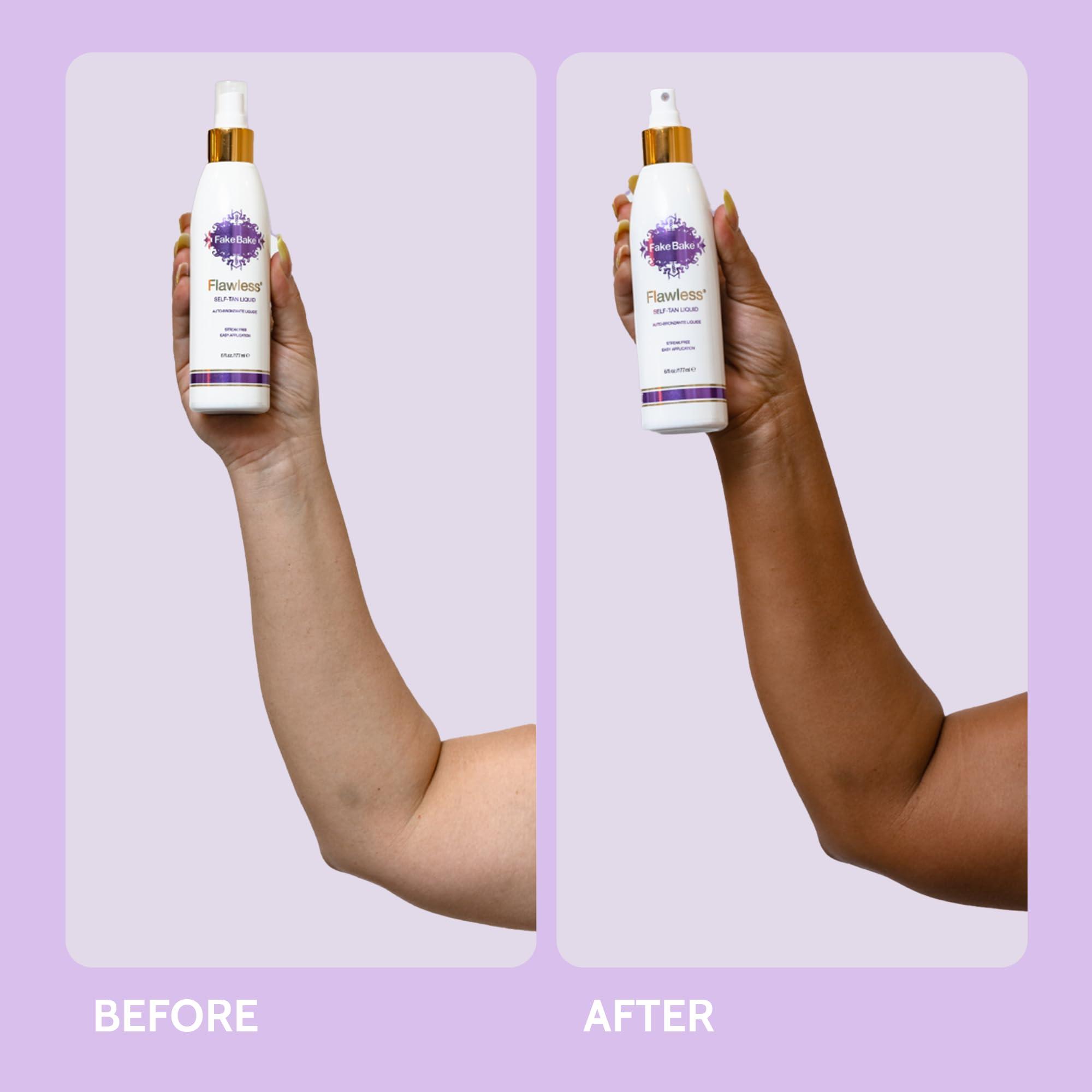 Fake Bake Fake Bake Flawless Self-Tanning Liquid with Body Mate Self-Tanning Applicator