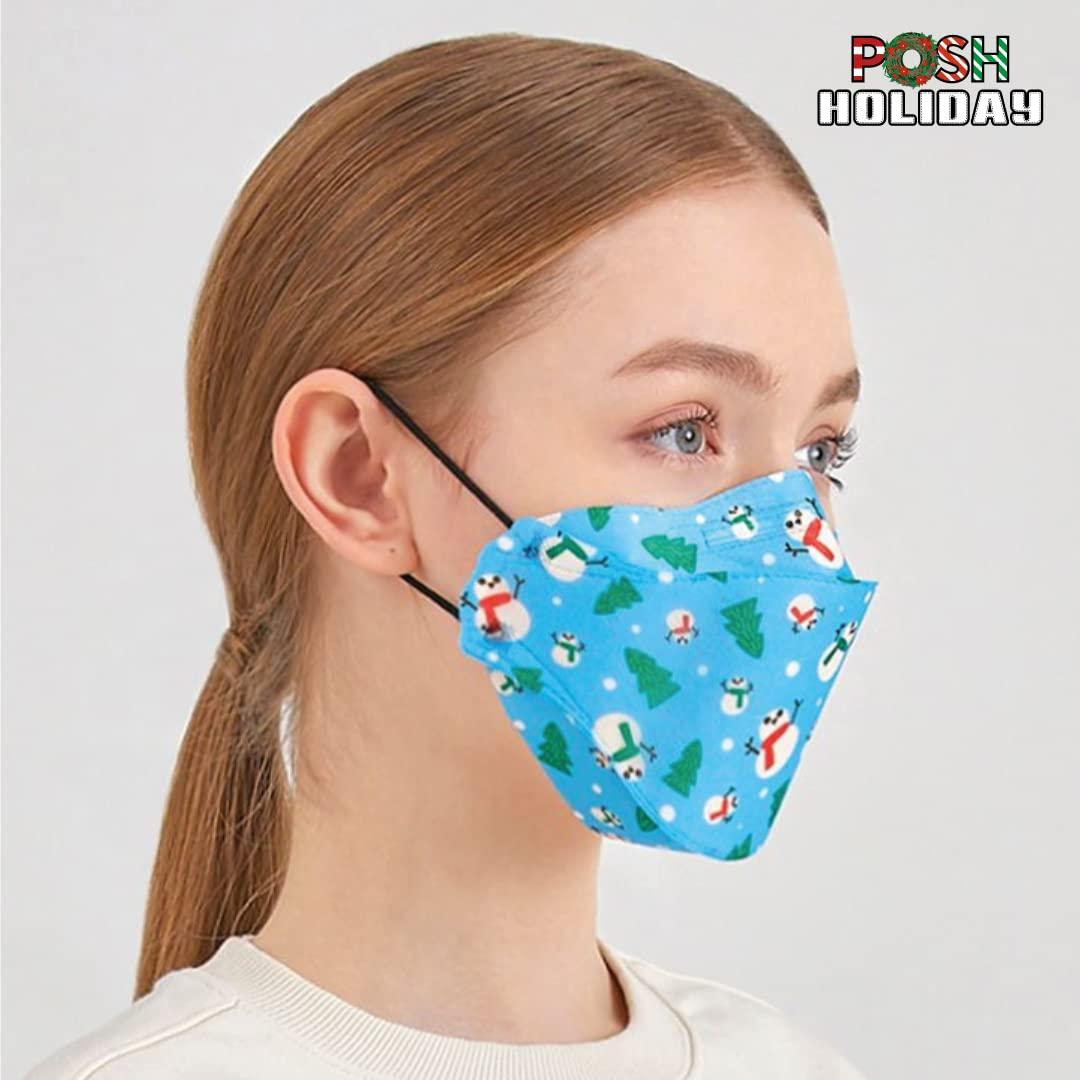 Posh KF94 Mask Posh KF94 Mask [Pack of 10 Holiday Special - Adult (H05) (MADE IN KOREA)