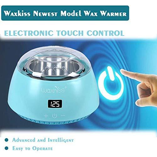 waxkiss Waxkiss 16.9oz Digital Electric Hot Wax Warmer Machine for Hair Removal Touch Control Display Wax Heater for Melt Hard Wax -Teal Green