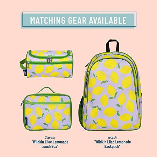Wildkin Wildkin Toiletry Bag for Boys and Girls, Stay Organized on the Go with Our Spacious and Multifunctional Toiletry Bags, Ideal for School, Weekend, or Overnight Travel (Lilac Lemonade)