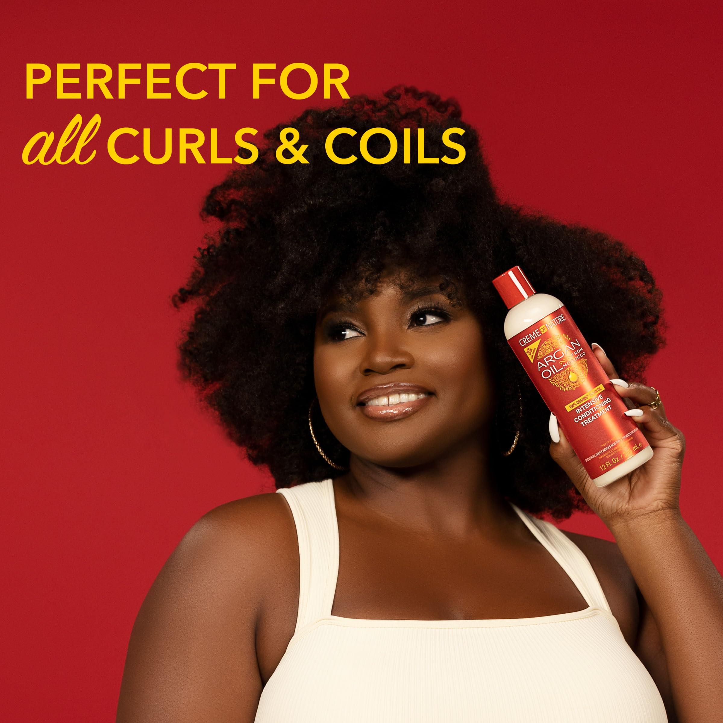 Creme of Nature Creme of Nature, Argan Oil for Hair, Intensive Conditioning Treatment, Argan Oil of Morocco, Moisturizing Hair Care, 15.2 Fl Oz