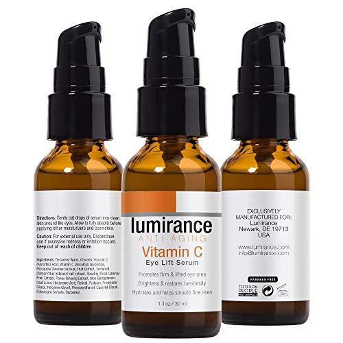 Lumirance Lumirance Vitamin C Eye Lift Serum, Minimizes the Look of Wrinkles and Crows Feet, Helps with Firming and Dark Circles, 30ml/1 fl oz