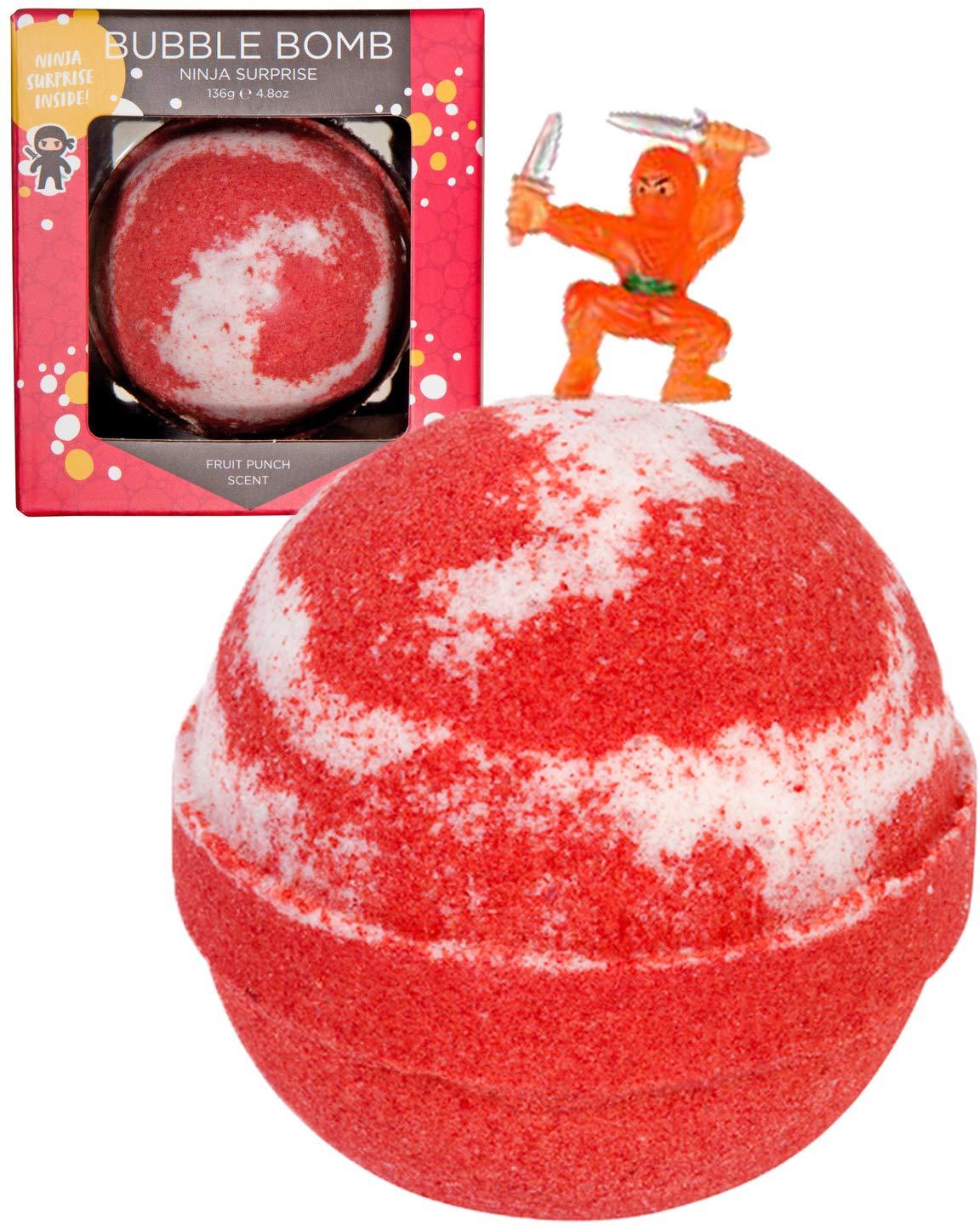 Two Sisters Halloween Bath Bomb & Ninja Bath Bomb for Kids: Surprise Toys Inside - 1 Pack
