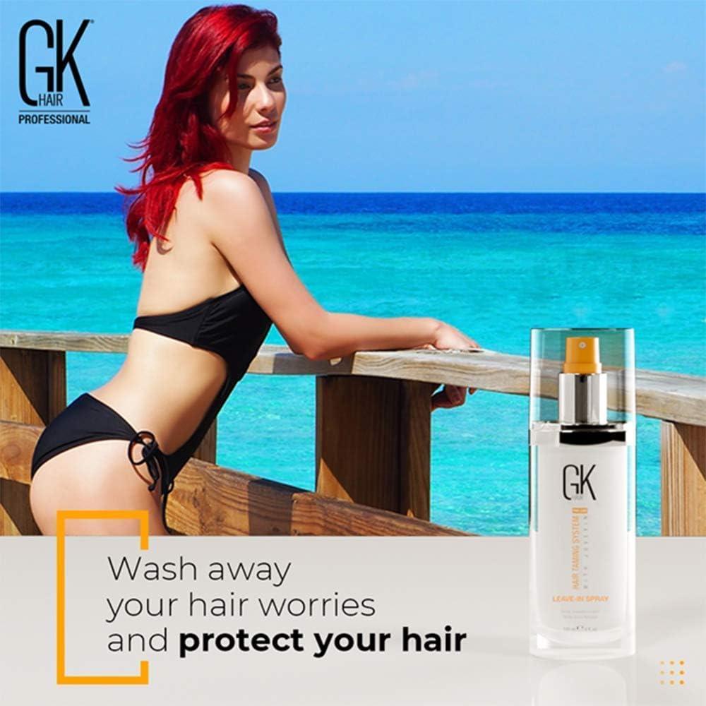GK HAIR GK HAIR Global Keratin Moisturizing Shampoo & Conditioner 300ml - Treatment Leave in Spray 120ml