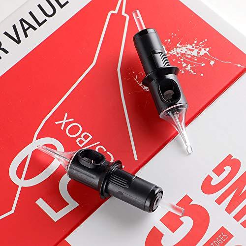 STIGMA STIGMA #12 Standard 0.35mm Disposable Tattoo Cartridge Needles 50pcs Assorted Sizes 3RL 5RL 7RL 9RL 3RS 5RS 7RS 9RS 7M1 1211M1 of Round Liner / Round Shader/Weaved Magnum EN05-50KIT-B