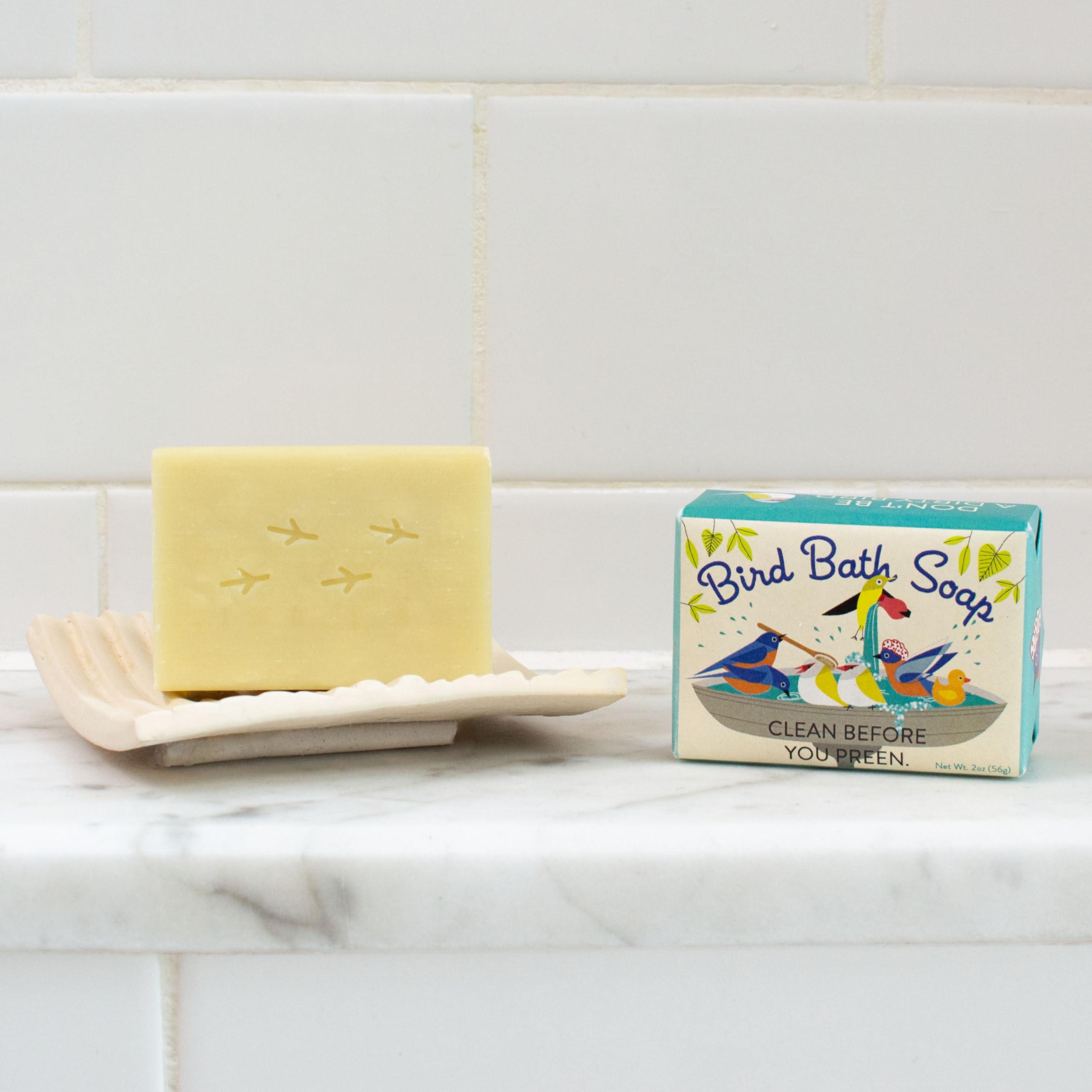 The Unemployed Philosophers Guild The Unemployed Philosophers Guild Bird Bath Soap - Made in The USA, 2oz (56g) Travel Sized Guest Bar