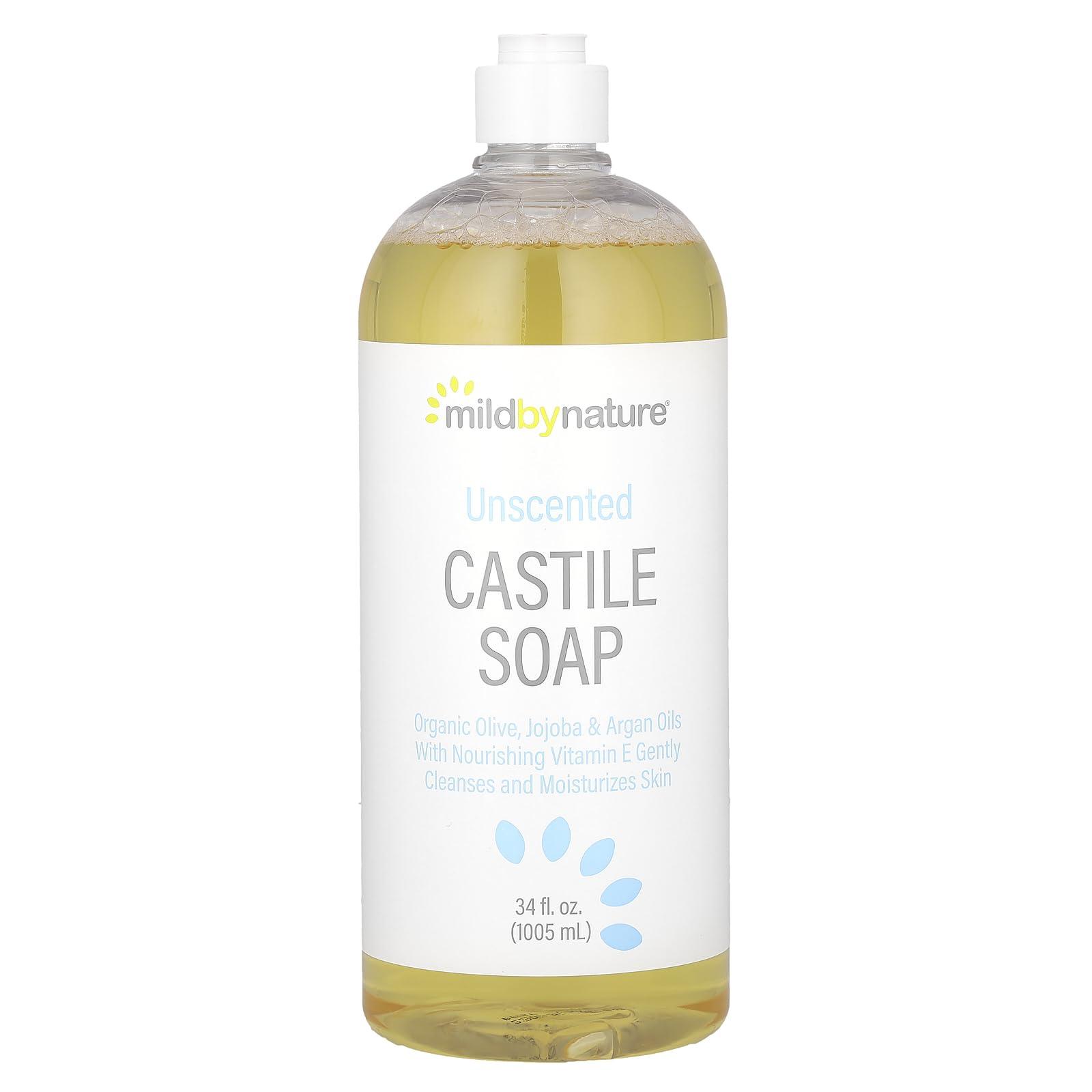 MILD BY NATURE Mild By Nature Unscented Castile Soap, 34 fl oz (1,005 ml)