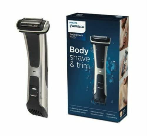 PHILIPS Philips Norelco Bodygroom Series 7000 Showerproof Body Trimmer & Shaver, BG7030/49, 1.0 Count