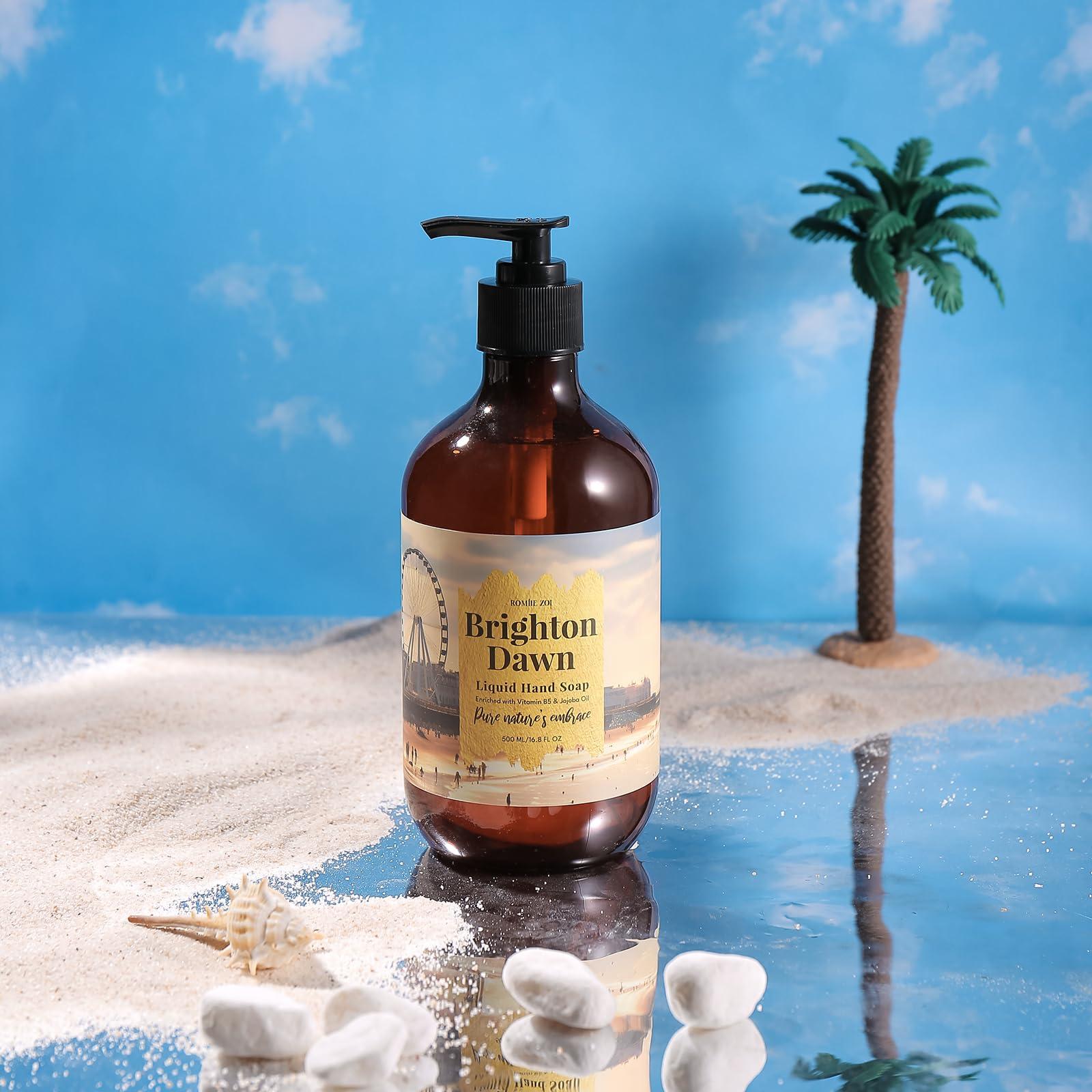 ROMIIE ZOI ROMIIE ZOI Brighton Beach Brighton Dawn Liquid Hand Soap - Marine Mirage Scent, 500ml (16.8 fl oz)