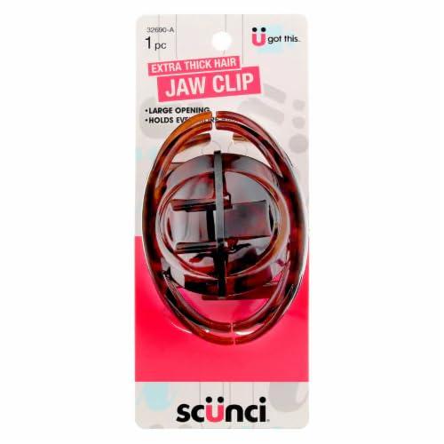 Scunci Scunci No Slip Grip Large Jaw Clip For Extra Thick Hair, 1 CT