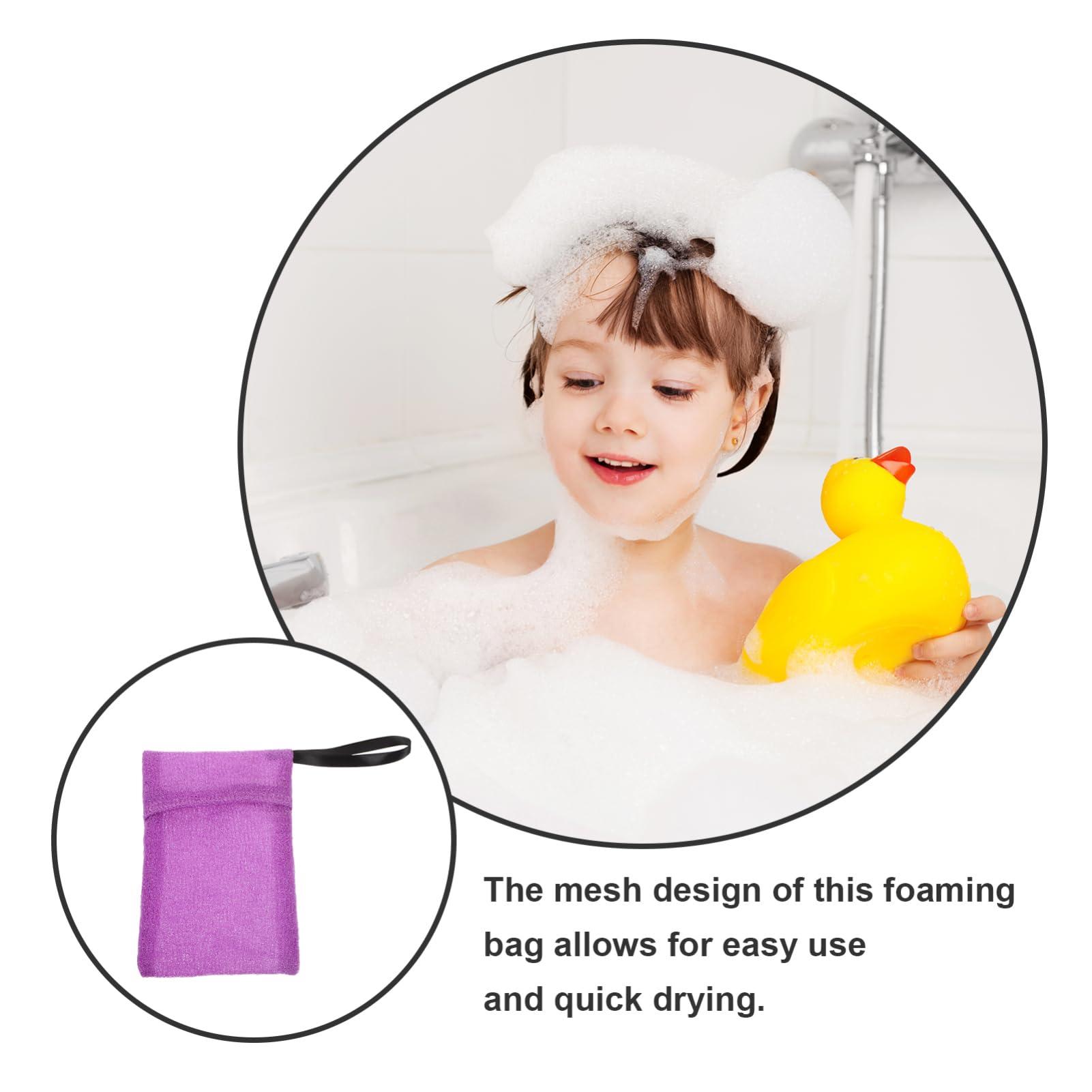Beavorty Beavorty Bath Bag Soap Bar Travel Bottles Dove Soap Mini Drainer Dishes Holder Soap Holder Soap Hanging Travel Toiletry Bag Travel Soap Container Soap Case Portable Acid Soap Nylon Purple