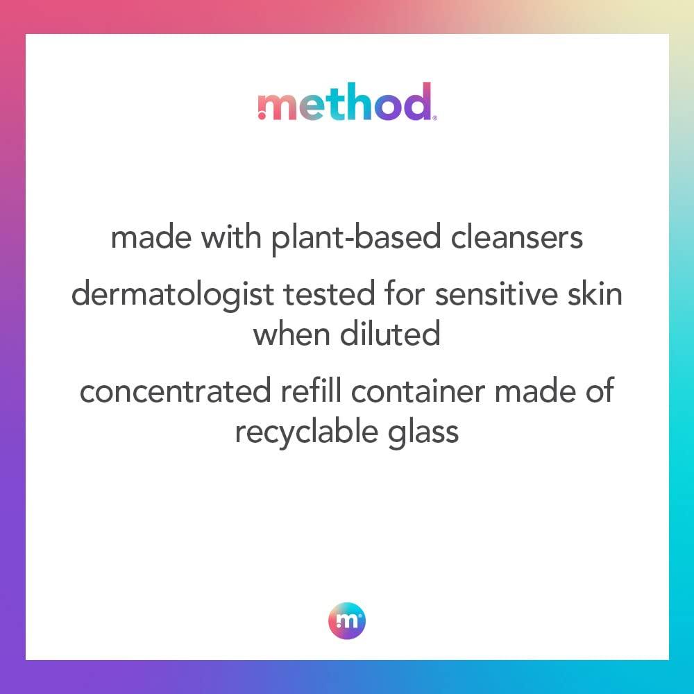 Method Method Foaming Hand Wash Concentrates Refills, Sweet Water, 4 Recyclable 1 fl oz Refills