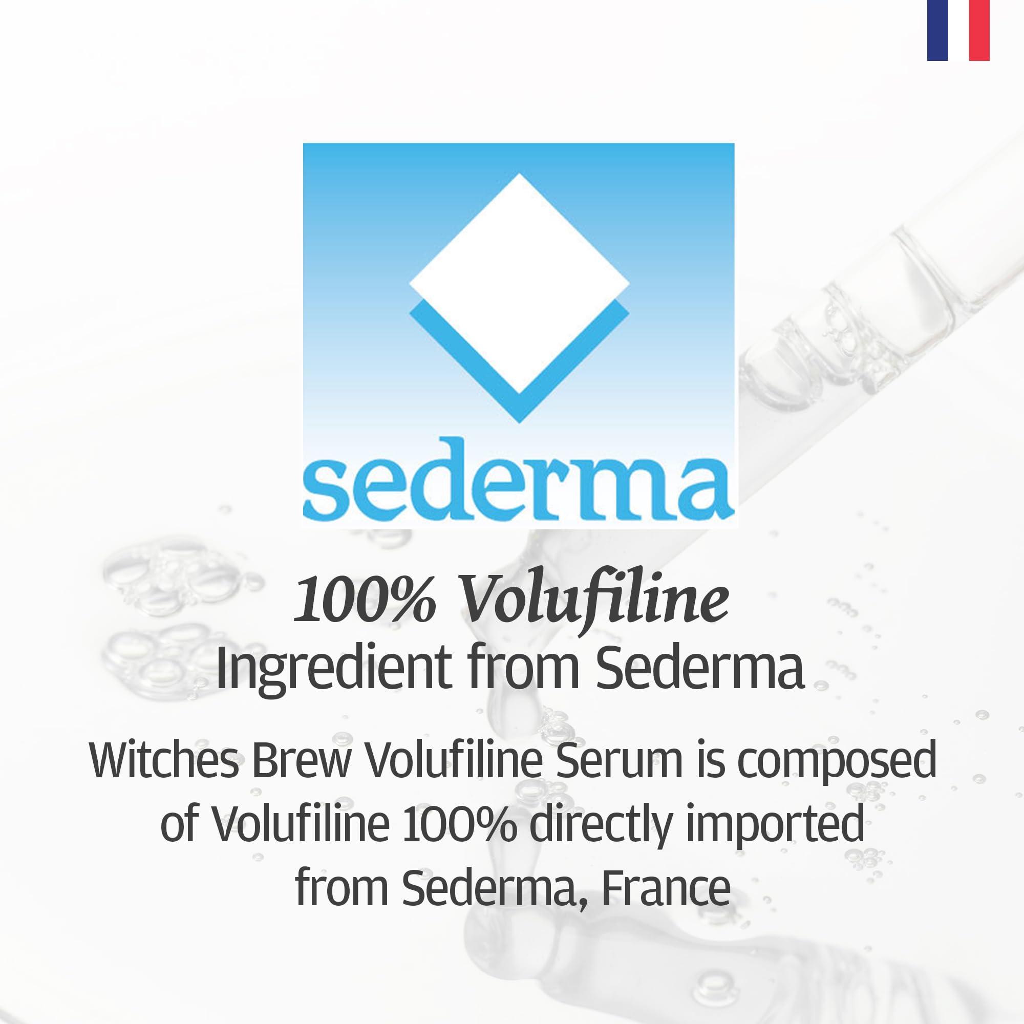 Witches Brew [Volufiline 12.5ml] 100% Pure Volufiline from SEDERMA (France) | DIY Skincare - Face Serum | Cosmetic Grade | For Face & Body Improved Fine Lines & Skin Elasticity