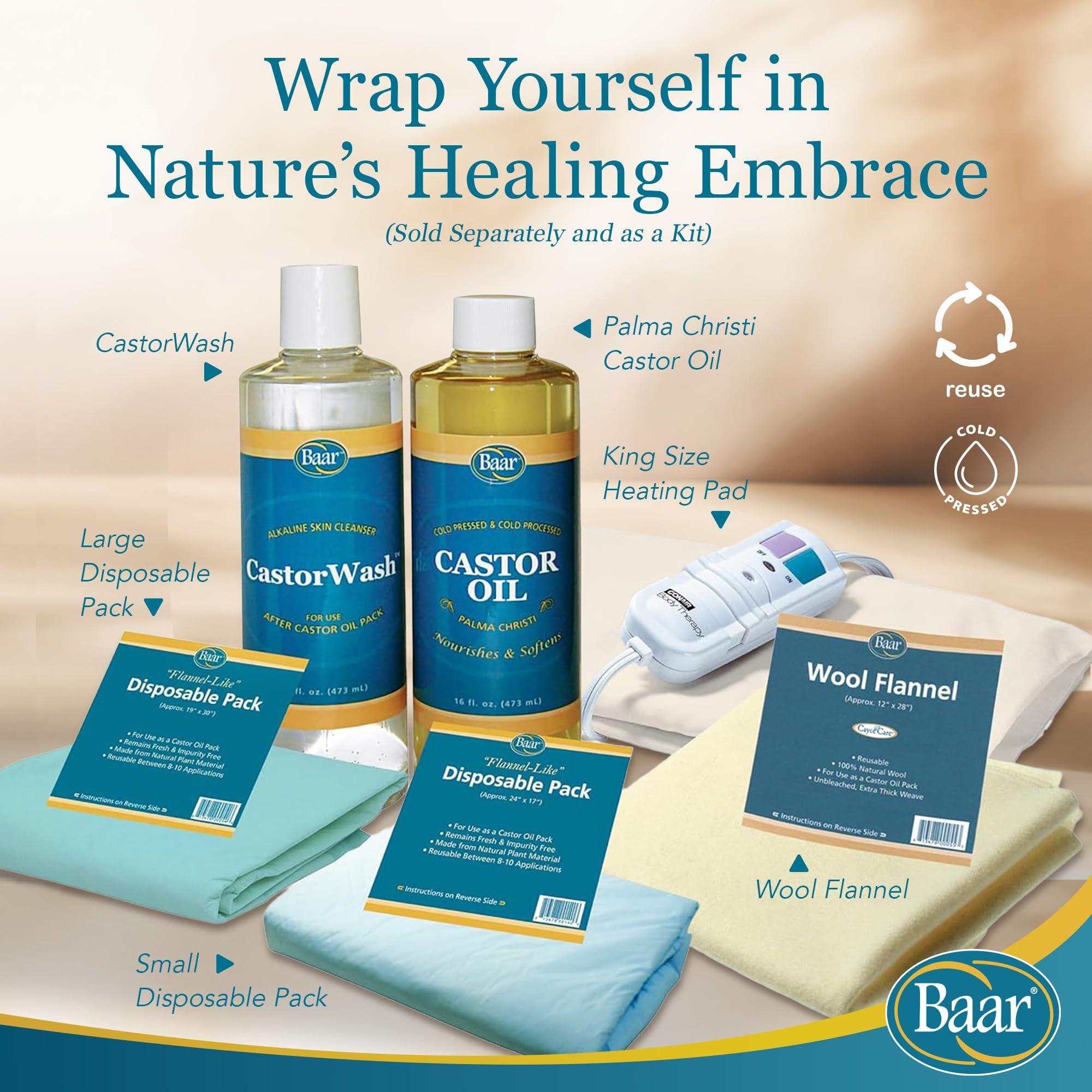 Baar Baar Cold-Pressed, Cold-Processed, Hexane Free Castor Oil, 8 Ounces