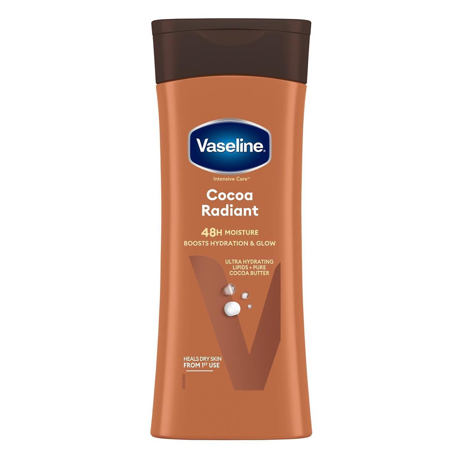 Vaseline Vaseline Intensive Care Cocoa Radiant 100% Cocoa Butter Body Lotion for Dry Skin 400 ml