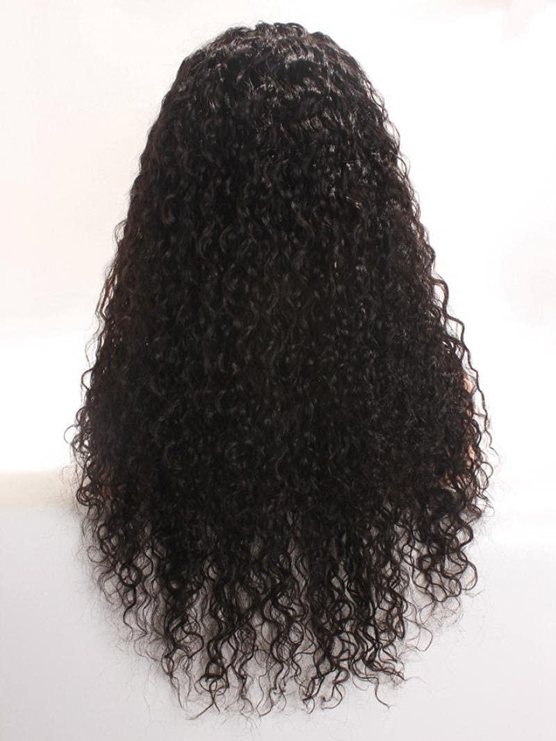 KEHSLCIM KEHSLCIM Brazilian Remy Human Hair Long Curly 13X4 Lace Front Wigs Pre Plucked Baby Hair Wavy-26inch 200% Density