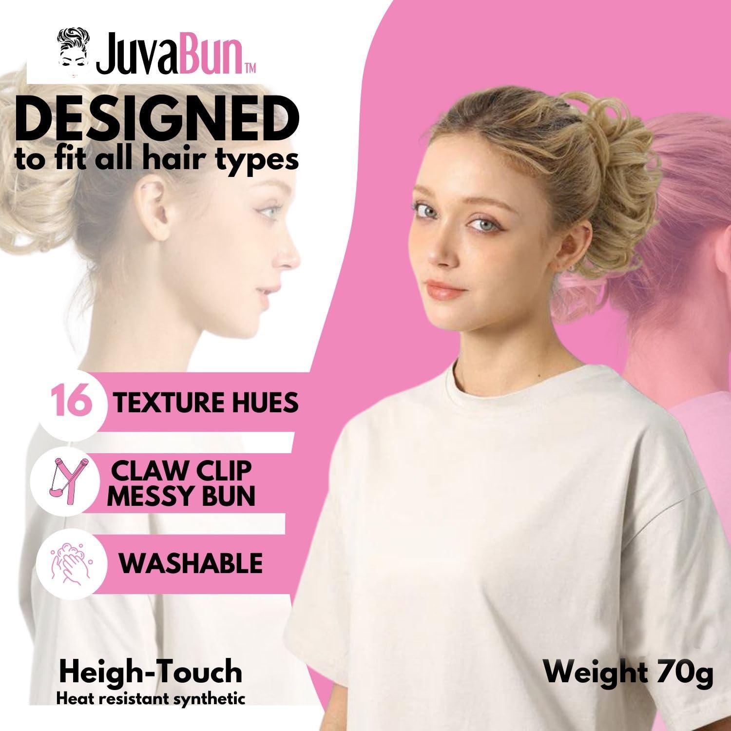 Juvabun Juvabun Claw Clip Messy bun-Light Blonde|Hair Pieces for Women Wavy Curly Hair Bun Clip in Claw Chignon Hair Buns Hair Piece Hair bun extension Everyday Wear Synthetic Hair Bun Scrunchie-Light Blonde