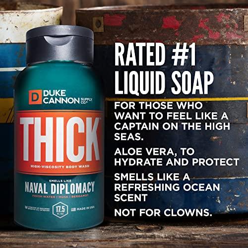 Duke Cannon Supply Co. Duke Cannon Supply Co. THICK High-Viscosity Body Wash for Men - Smells Like Naval Supremacy, 17.5 Fl Oz