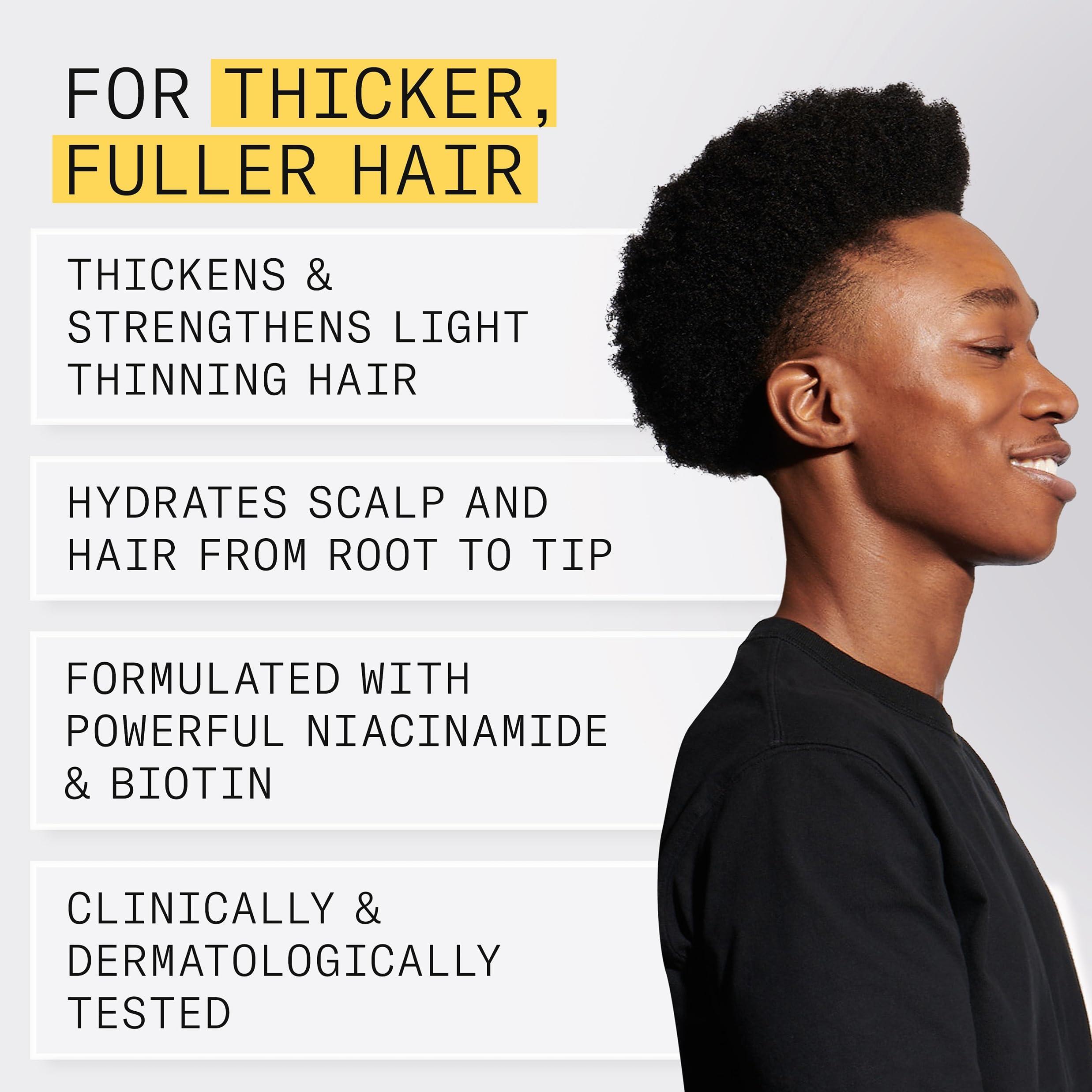 Nioxin Nioxin Scalp + Hair Thickening System 1 Shampoo | For Natural or Untreated Hair with Light Thinning | With Niacinamide and Biotin | 10.1 Fl oz.