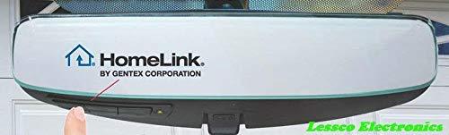 Lessco Electronics Mito HomeLink 5 Mirror/50-GENK4ABAT That Fits Any Make & Model w/standard wedge