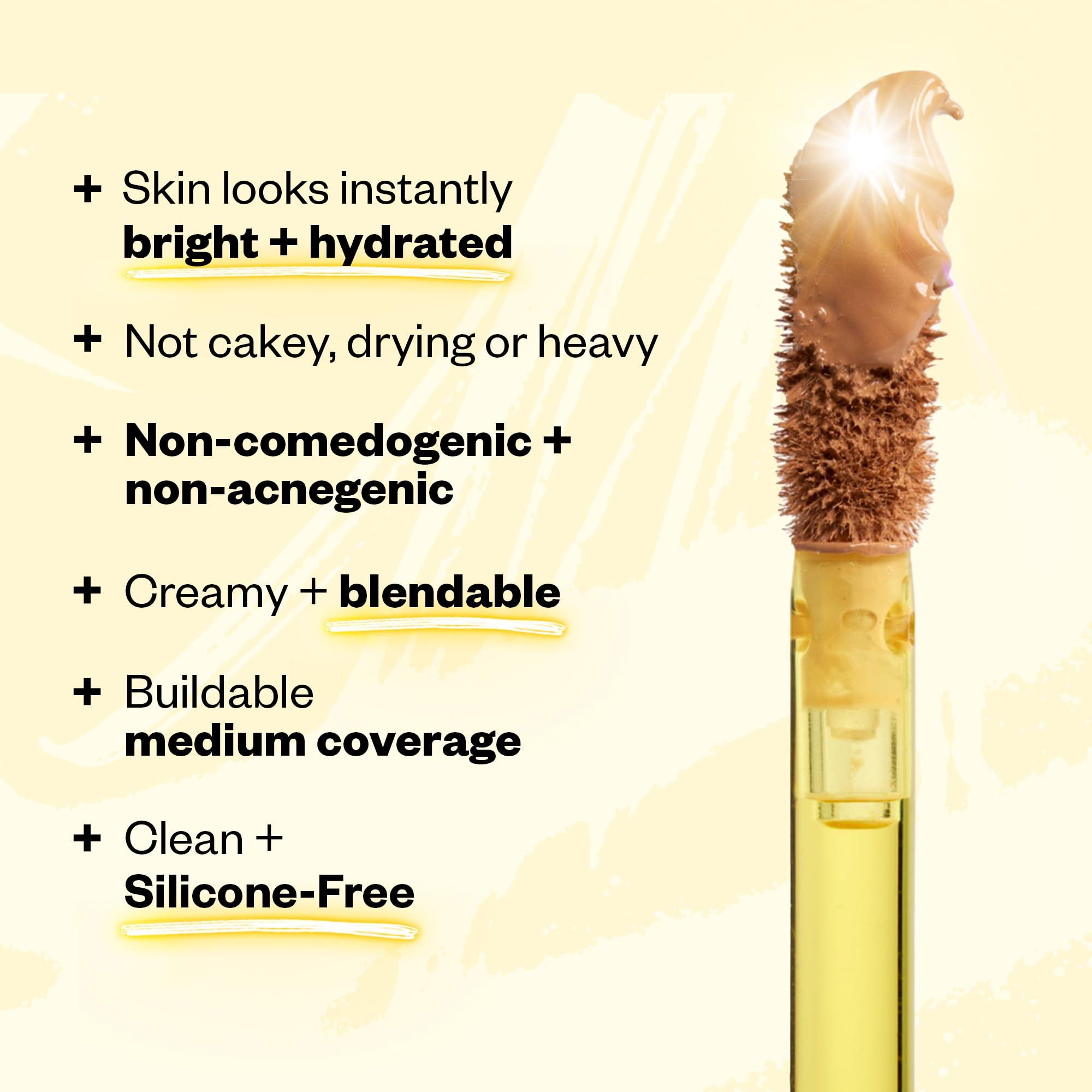 Kosas Kosas Mini Revealer Concealer - Medium Coverage Makeup, Conceals Dark Circles Under the Eyes, Dark Spots and Blemishes (Tone 06)