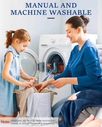 zinpaza Cordless Heated Eye Mask for Dry Eyes, Blocking Light Sleeping Mask Warm Eye Compresses Electric Eye Heating Pad for Stye Eye Treatment Blepharitis Sinus Migraine Gifts for Woman Man