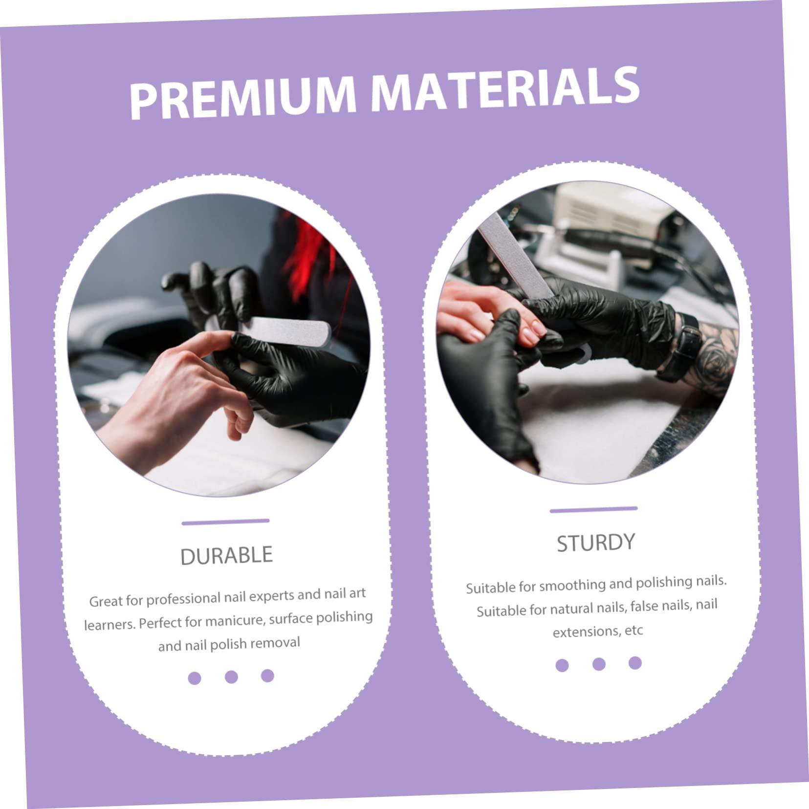 PLAFOPE PLAFOPE Professional Manicure Kit 50pcs Nail File Buffer Block Sponge Nail Buffers Fingernail Files Buffer Nail Buffing Block for Acrylic Nails