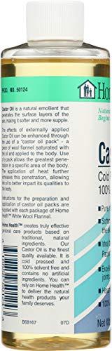 Home Health Home Health Castor Oil Cold Pressed & Cold Processed, 8 Oz