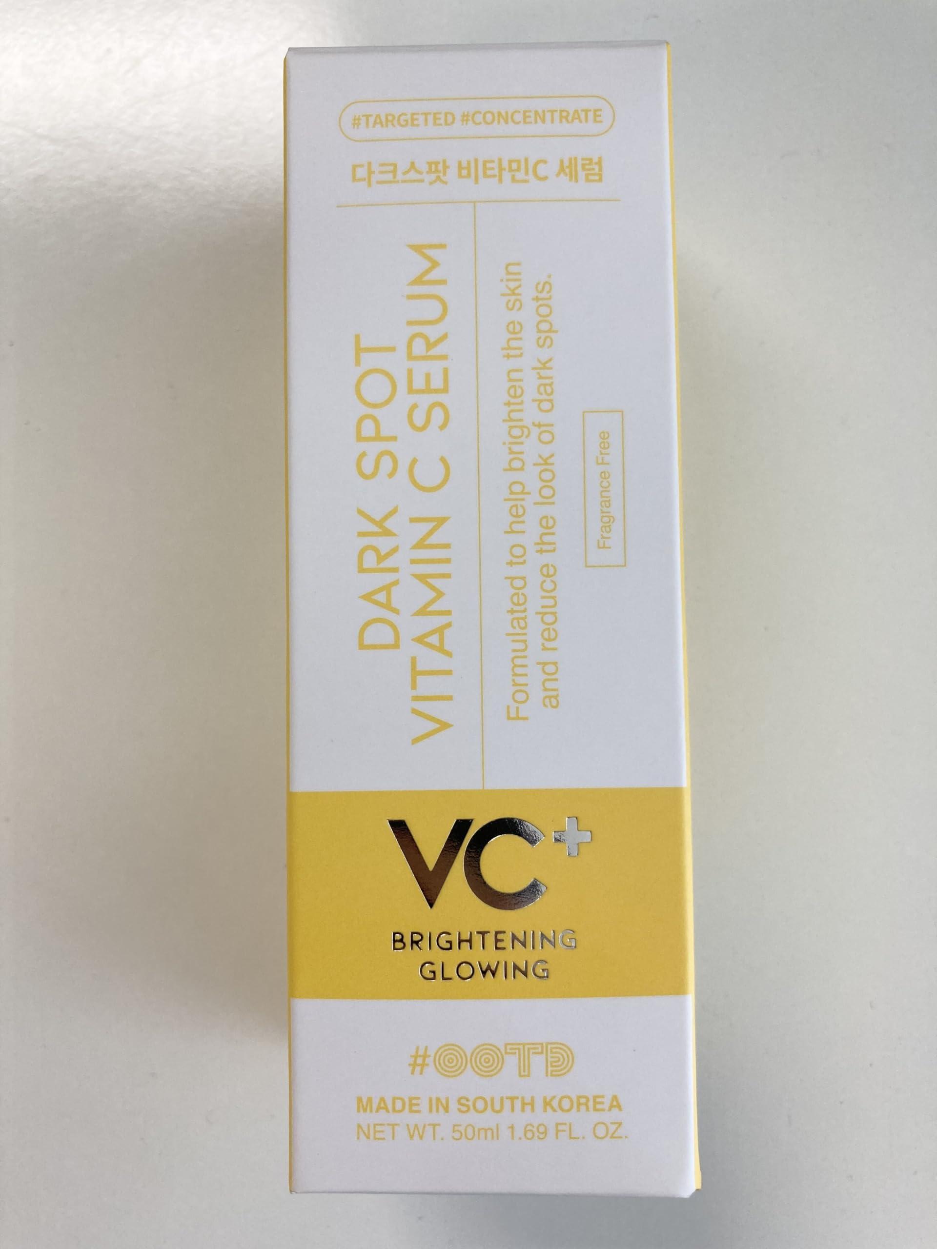 #OOTD Vitamin C Serum for Face Korean, Brightening, Ascorbic acid, Vitamin Tree Water 1.69 Fl Oz