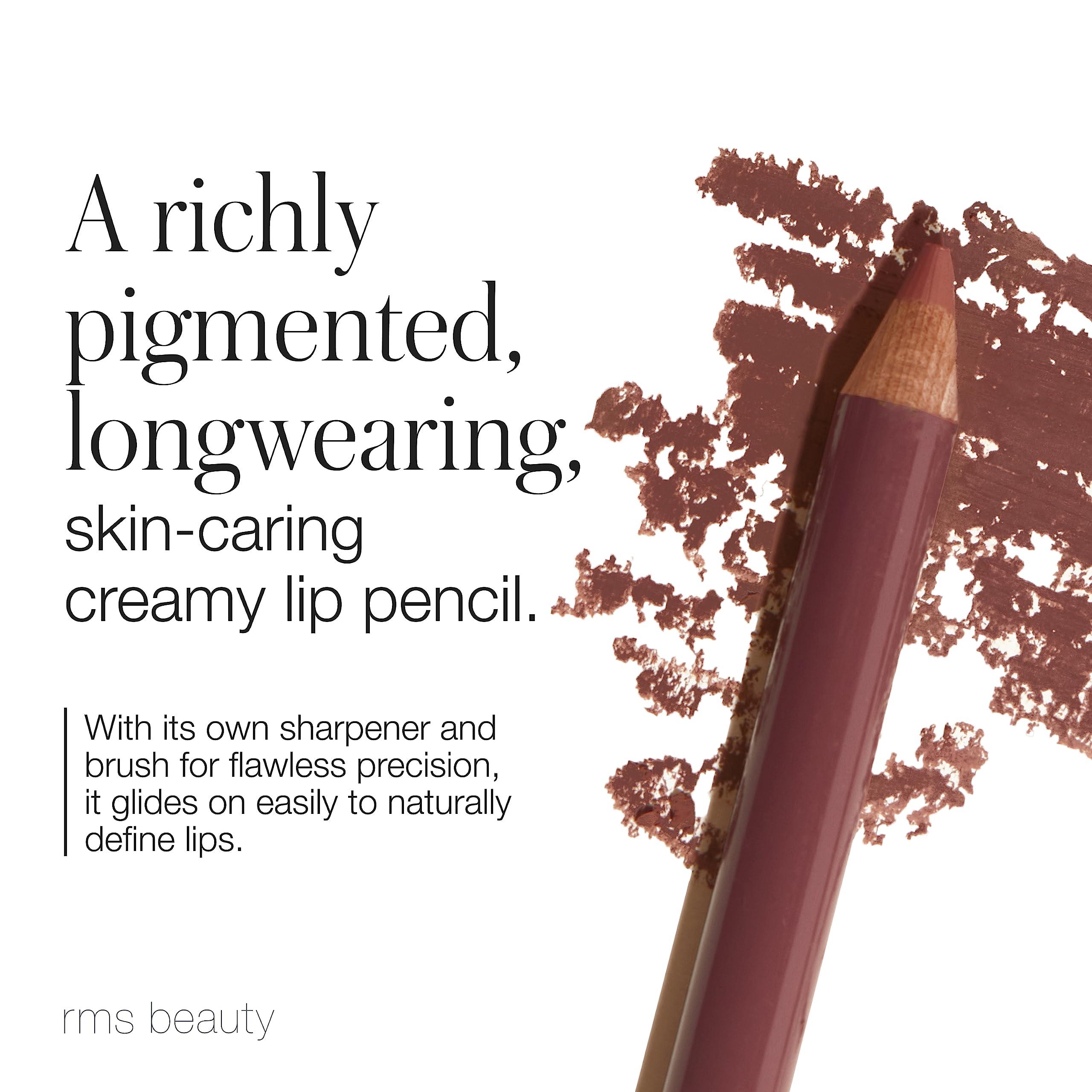 RMS Beauty RMS Beauty Go Nude Lip Pencil - Long Lasting Lip Liner Pencil, Makeup Lip Liner & Lip Pencil Sharpener, Nude Lip Liner & Pencil Lip Liner Sharpener