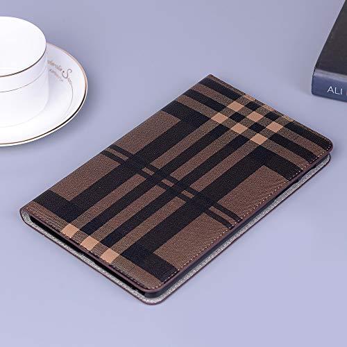 TechCode 8 inch Galaxy Tab A Case 2019, TechCode Book Style Folio Stand Cover Slim Fit PU Leather with Smart Feature Protective Case Shell for Samsung Galaxy Tab A 8.0 P200/P205 Model 2019(Brown)
