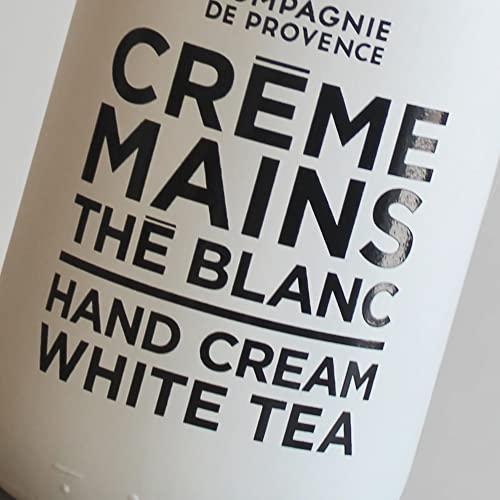 La Compagnie de Provence Compagnie de Provence Luxury Hand Cream - White Tea - 10 Fl Oz Glass Pump Bottle