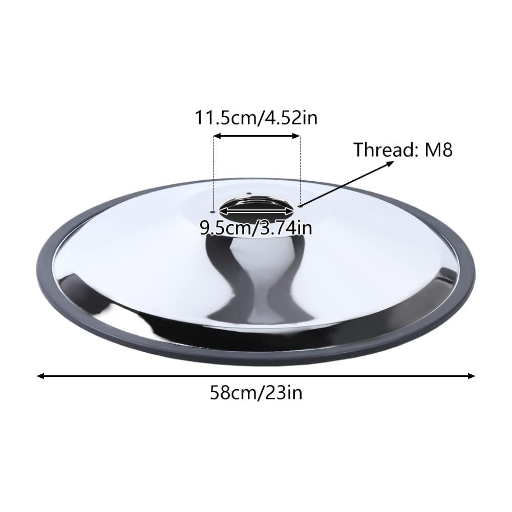 Venionwa Hydraulic Barber Chair Pump Salon Chair Lift Cylinder w/ 23" Base Replacement, Hydraulic Lift Cylinder Replacement for Hairdressing Salon Office Chair 4.3in Adjustable Height (4.3in Adjustable Height)