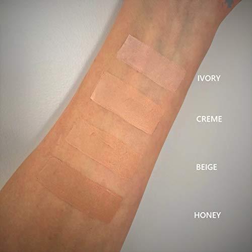 Dermacia Dermacia PRO Breathable Foundation (Ivory), Dr. Recommended, Hypoallergenic, Long Lasting, Lightweight, Professional Oxygenating Makeup, Best for Sensitive Skin, Acne & Rosacea, Made in USA