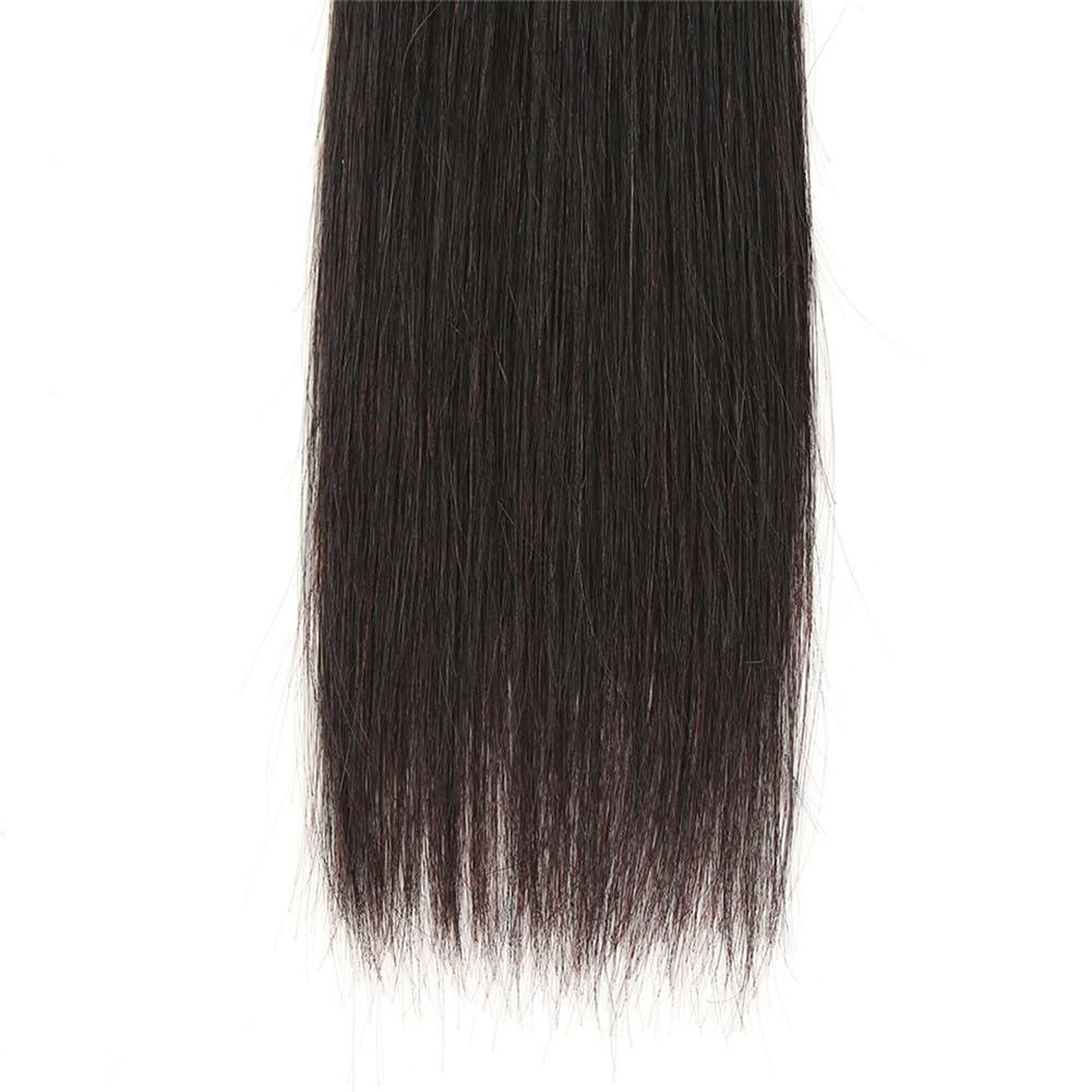 Youllyuu 30 Inch Human Hair Bundles For Women Straight Hair Extensions Single Bundles Natural Brazilian Hair Extensions NATURAL 24 24 24#8A