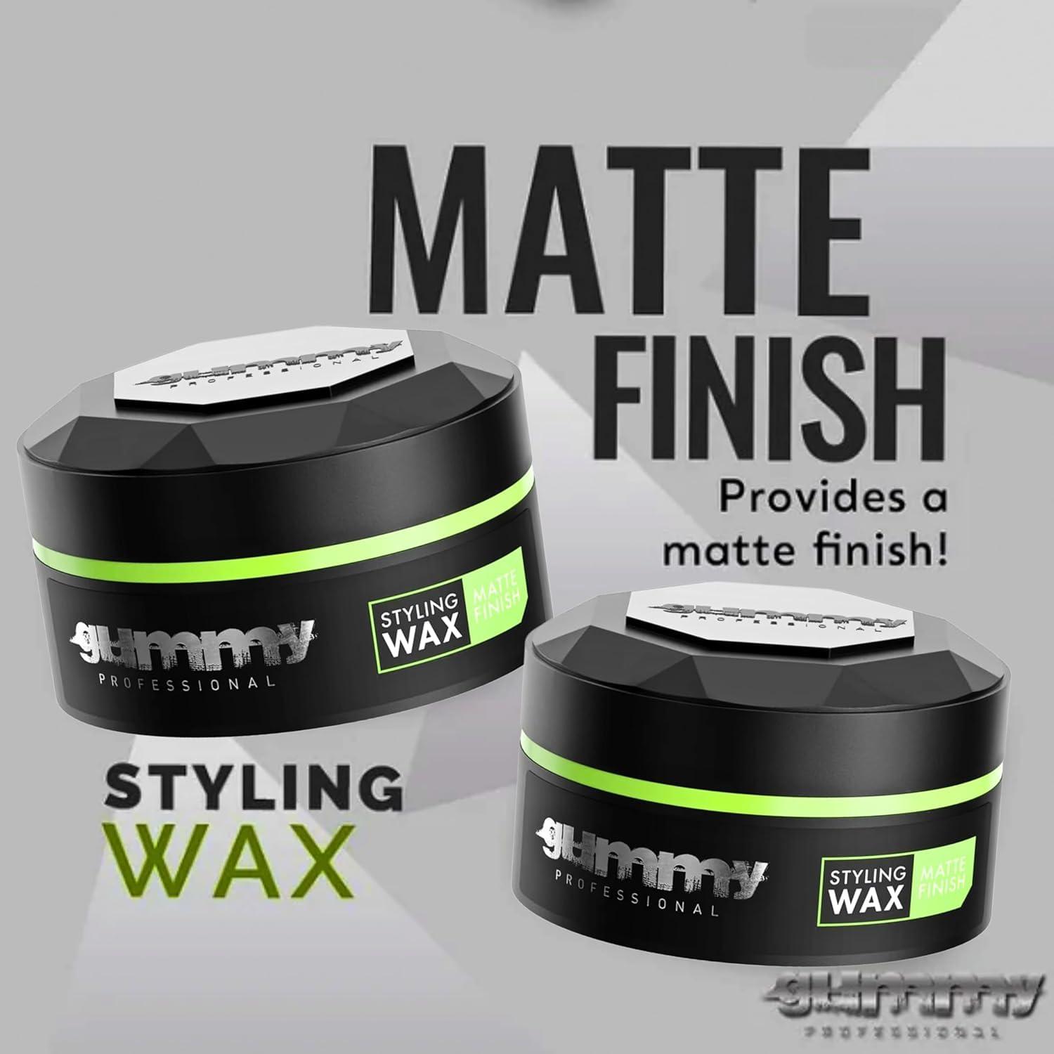 Gummy Gummy Matte Finish Hair Styling Wax 150ml - 5.07 Fl Oz (Pack of 1) Matte Finish